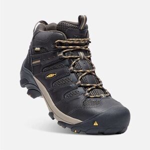 Keen Utility Lansing Mid Waterproof Steel Toe Wide Work Boot Shoes - Size 11EE